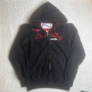 Y2K brietling men's back embroidered full zip hoodie heavy watches designer xxl